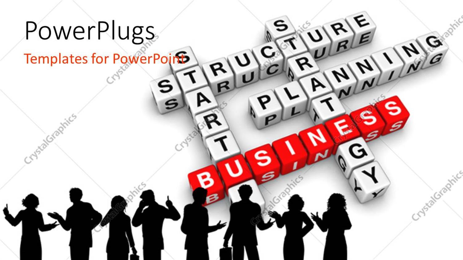 Featuring a Number of People with Business Related Stuff in Background