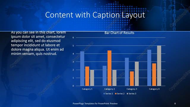 Content with Caption presentation slide layout
