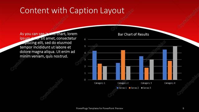 Content with Caption presentation slide layout