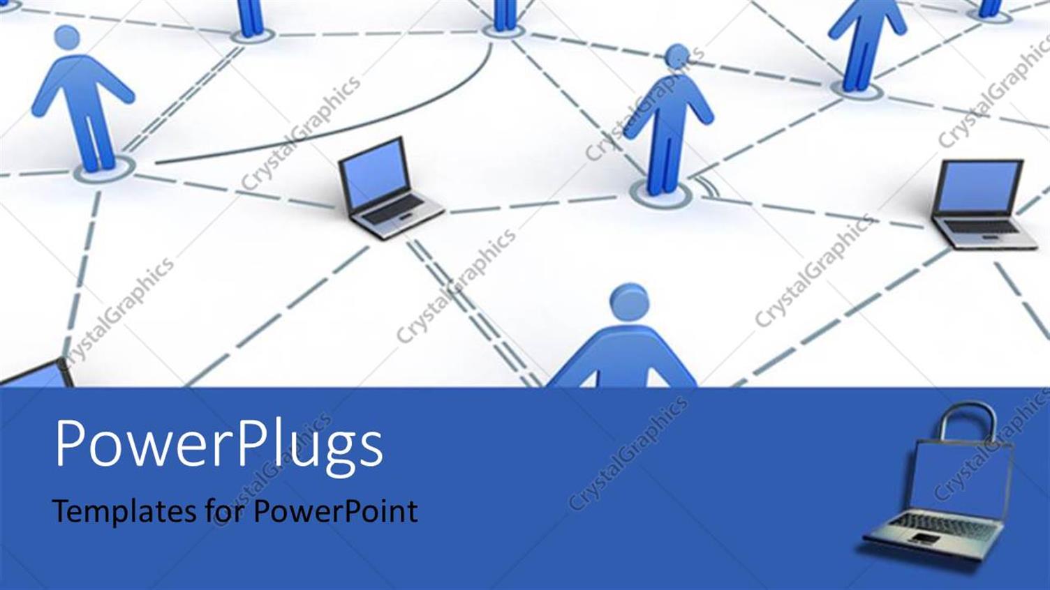 Featuring a Number of People Connected to Each other and the Laptop