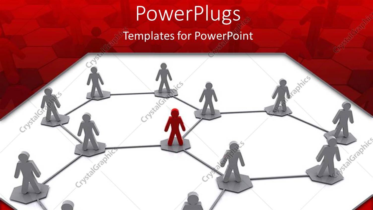 Featuring a Number of People Connected to One Person in the Middle