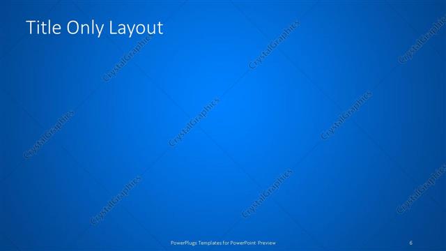 Title Only presentation slide layout