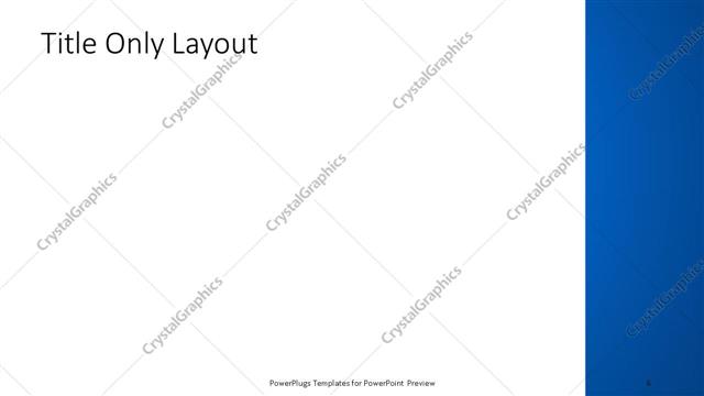 Title Only presentation slide layout