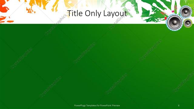 Title Only presentation slide layout