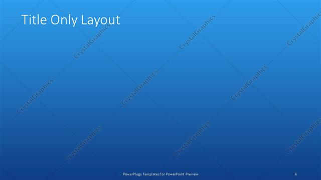 Title Only presentation slide layout