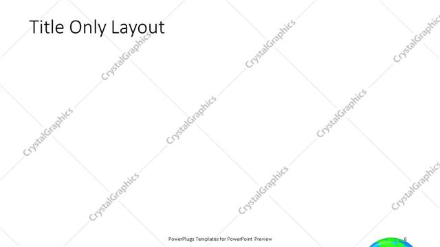 Title Only presentation slide layout