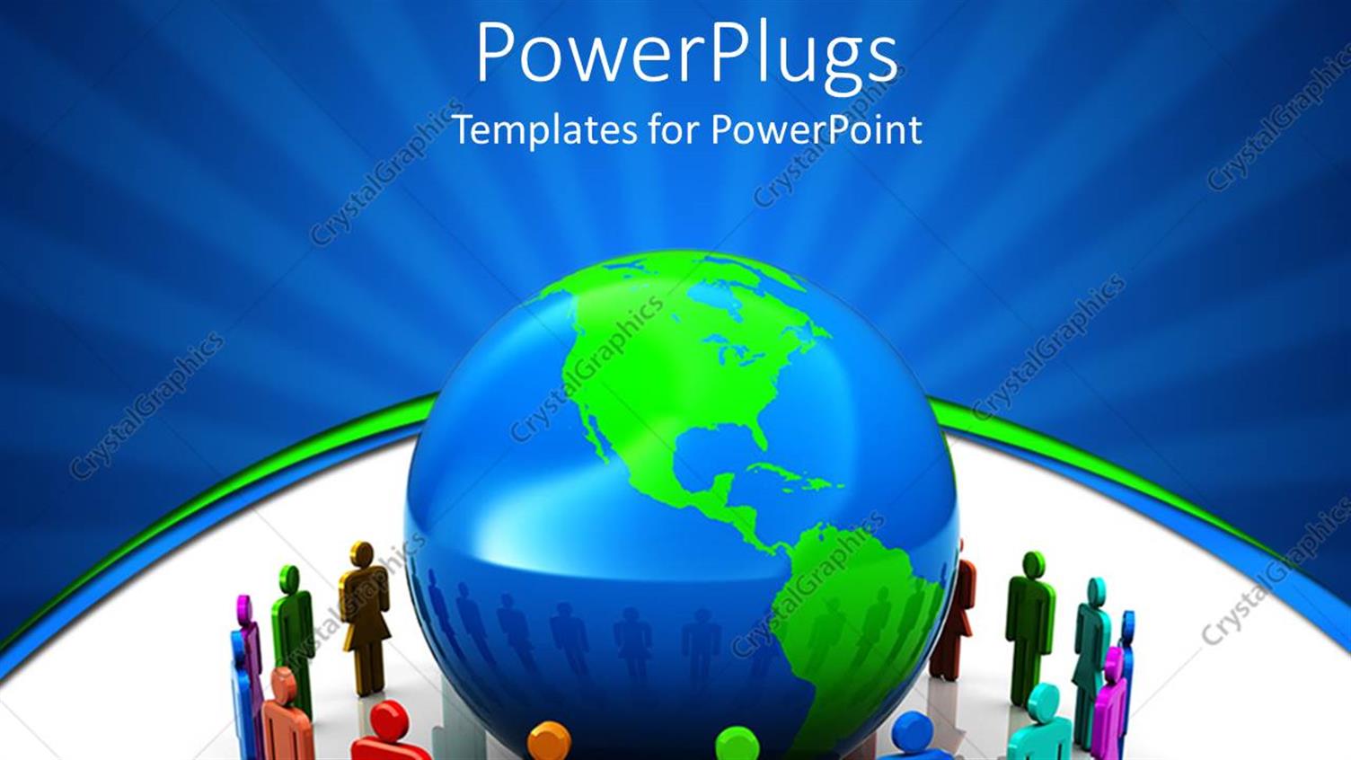 Featuring a Number of People Encircling the Earth