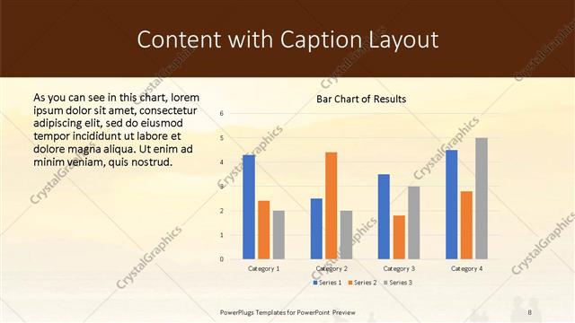 Content with Caption presentation slide layout