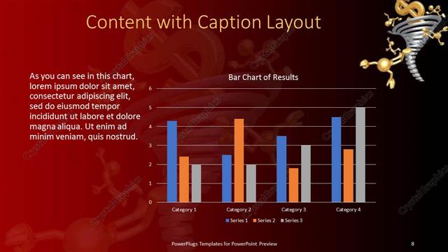 Content with Caption presentation slide layout