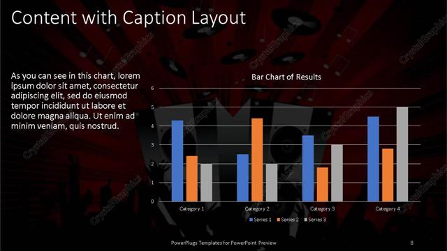 Content with Caption presentation slide layout