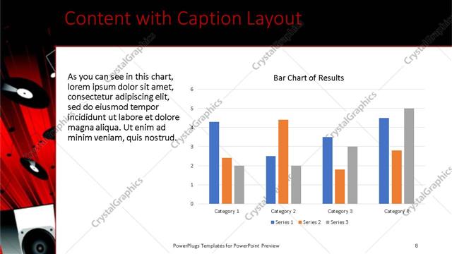 Content with Caption presentation slide layout