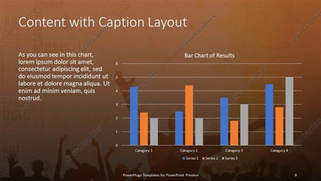 Content with Caption presentation slide layout