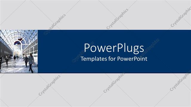  Presentation with urban - A number of people with grey background