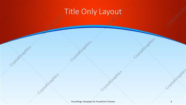 Title Only presentation slide layout