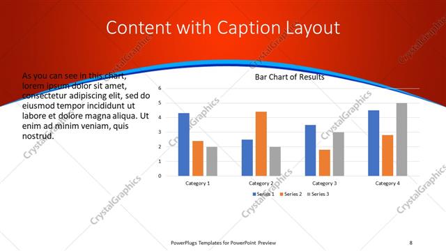 Content with Caption presentation slide layout