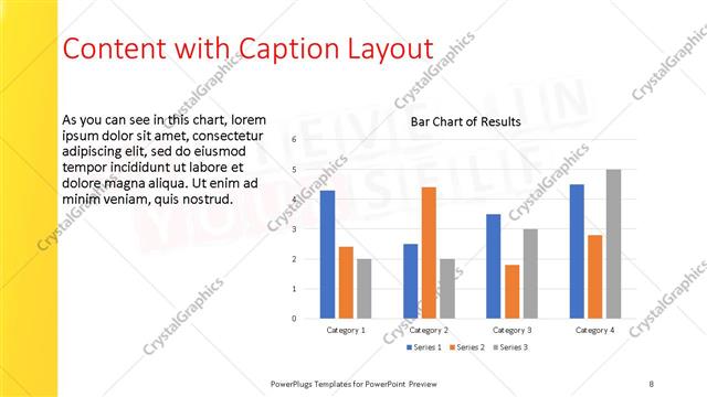 Content with Caption presentation slide layout