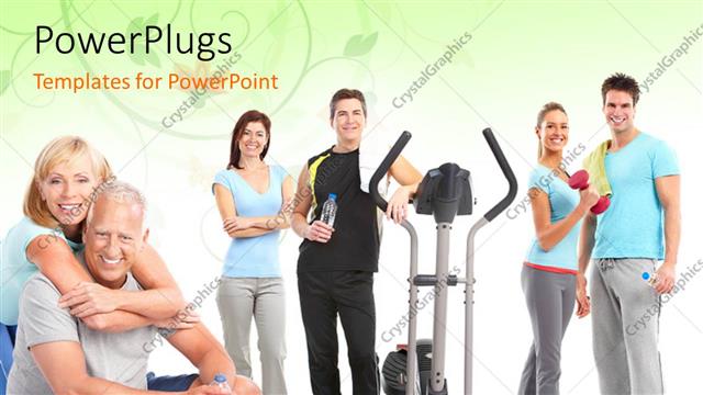  Presentation with exercise - A number of people who are healthy because of exercise