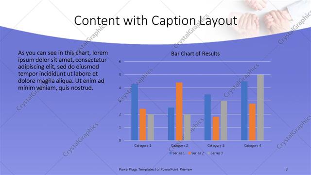 Content with Caption presentation slide layout