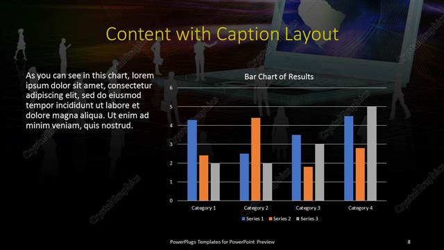 Content with Caption presentation slide layout