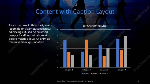 Content with Caption presentation slide layout