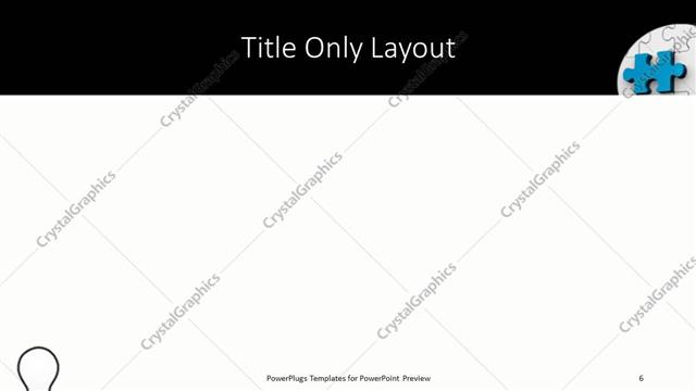 Title Only presentation slide layout