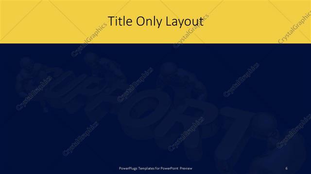 Title Only presentation slide layout