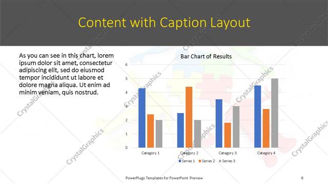 Content with Caption presentation slide layout