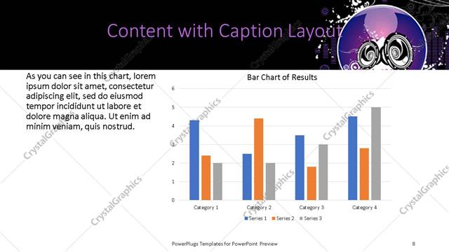 Content with Caption presentation slide layout