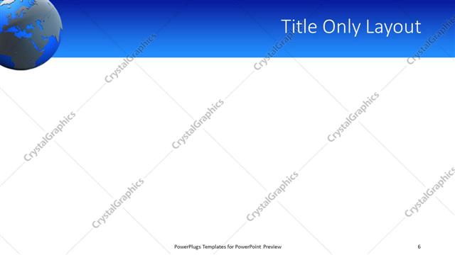 Title Only presentation slide layout