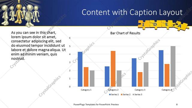 Content with Caption presentation slide layout