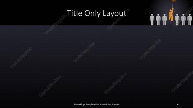 Title Only presentation slide layout