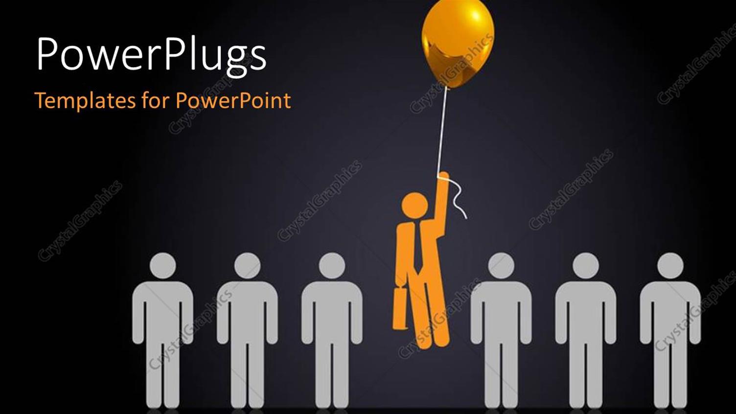 Featuring a Number of People with One Holding the Balloons