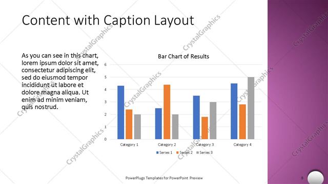 Content with Caption presentation slide layout