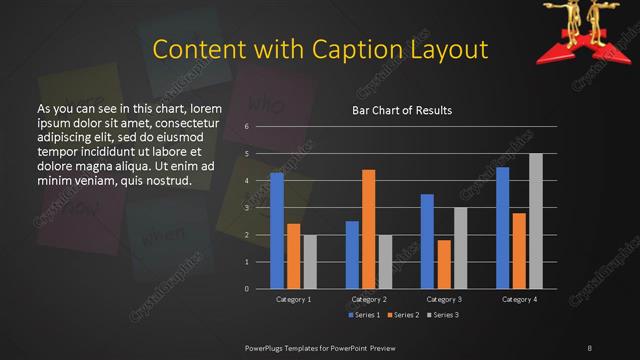 Content with Caption presentation slide layout