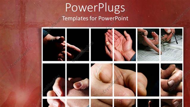  Presentation with god - A number of people praying to God