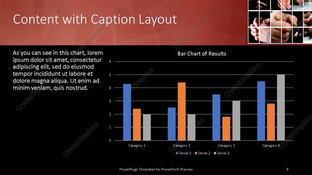 Content with Caption presentation slide layout