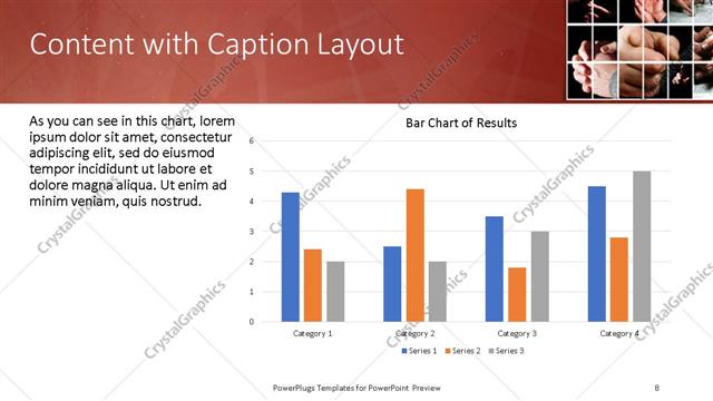 Content with Caption presentation slide layout