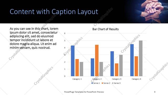 Content with Caption presentation slide layout
