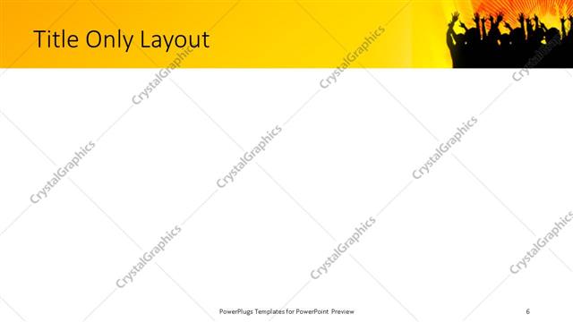 Title Only presentation slide layout