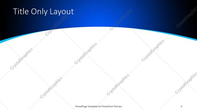 Title Only presentation slide layout