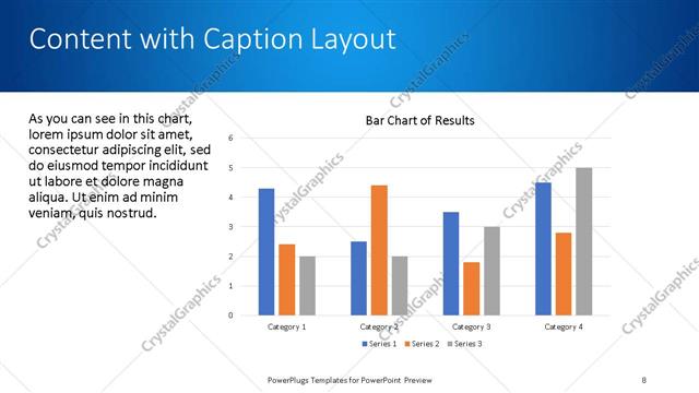 Content with Caption presentation slide layout