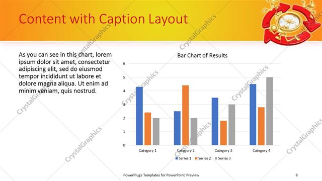 Content with Caption presentation slide layout