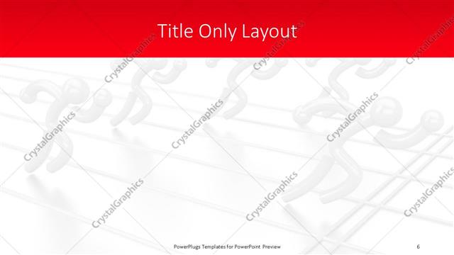 Title Only presentation slide layout