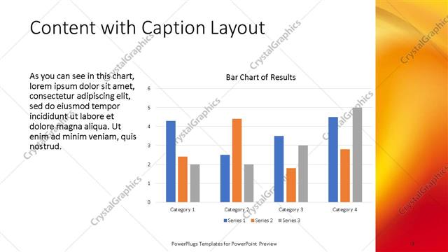 Content with Caption presentation slide layout
