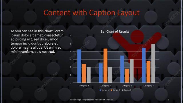 Content with Caption presentation slide layout