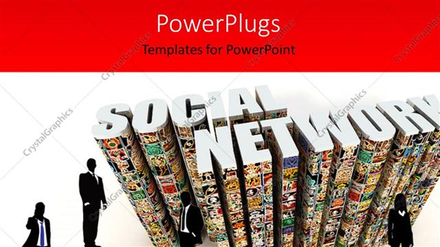  Presentation with social - A number of people with the social network