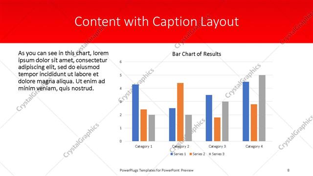 Content with Caption presentation slide layout