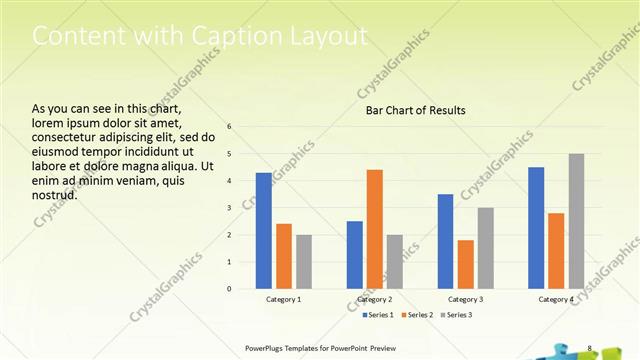 Content with Caption presentation slide layout