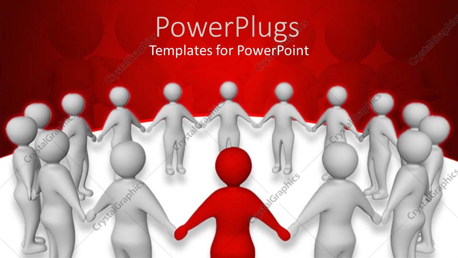 Featuring a Number of People Standing in a Circle