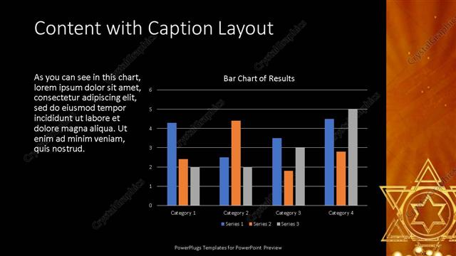Content with Caption presentation slide layout